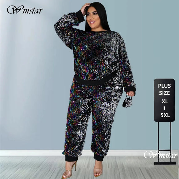 2pc Sequin Jogger Tracksuit- PS