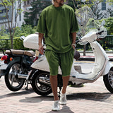 O-neck 2pc Short Set- Men