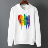 Rainbow Hooded Sweatshirt-Men