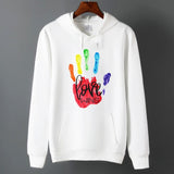 Rainbow Hooded Sweatshirt-Men