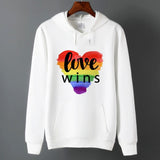 Rainbow Hooded Sweatshirt-Men