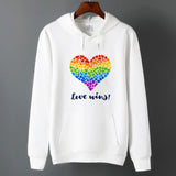 Rainbow Hooded Sweatshirt-Men