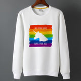 Rainbow Hooded Sweatshirt-Men