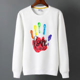 Rainbow Hooded Sweatshirt-Men