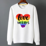 Rainbow Hooded Sweatshirt-Men