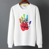 Rainbow Hooded Sweatshirt-Men