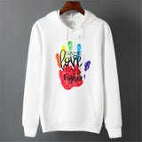 Rainbow Hooded Sweatshirt-Men