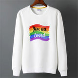 Rainbow Hooded Sweatshirt-Men