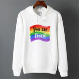 Rainbow Hooded Sweatshirt-Men