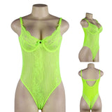 Neon Lace Bodysuit-PS