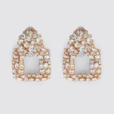 Ztech Metal Fringed Drop Earrings