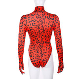 Turtleneck Skinny Basic Bodysuit