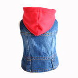 XS-2XL Denim Vest Jacket- Pet