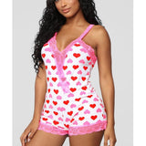 Sleeveless Bodycon Short Romper Pajama