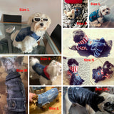 XS-2XL Denim Vest Jacket- Pet