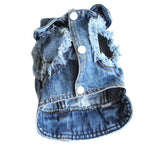 XS-2XL Denim Vest Jacket- Pet