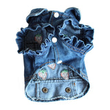 XS-2XL Denim Vest Jacket- Pet