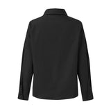 Elegant Bow Tie Long Sleeve Top