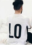 LOVE Letter Short Sleeve T Shirts Couple