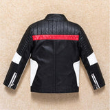 Boys PU Jacket Leather