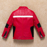 Boys PU Jacket Leather
