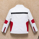 Boys PU Jacket Leather