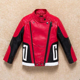 Boys PU Jacket Leather
