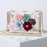 Transparent Gold Chain Bag