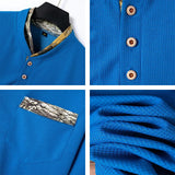 Stand up Collar Short Sleeve T-shirt and Pants 2pc