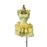 Ruffled U-Neck Sleeveless Dress