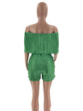 Off Shoulder Casual Set 2pc