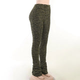 Block Stripes High Waist Pants