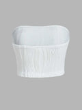 Strapless Crop Tube Top