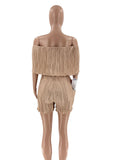 Off Shoulder Casual Set 2pc