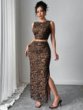 2pc Leopard-Print Set