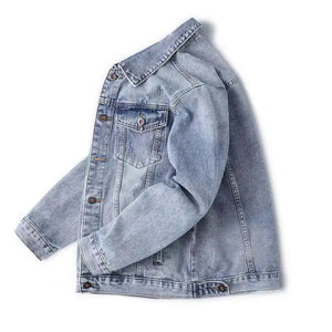 Denim Jacket with Multi Pockets