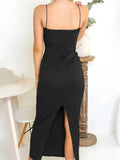 Long Sleeveless Slim Dress