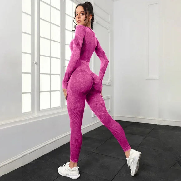Long Sleeve 2pc Active ware- fitness