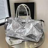 Sequin Travel Duffel Bag
