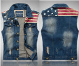 Ripped Denim Vests