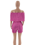 Off Shoulder Casual Set 2pc