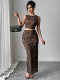 2pc Leopard-Print Set