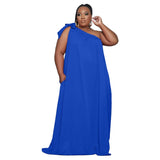 Irregular Loose Maxi Dress-PS