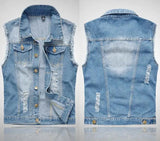 Ripped Denim Vests