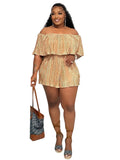 Off Shoulder Casual Set 2pc