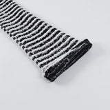 Block Stripes High Waist Pants