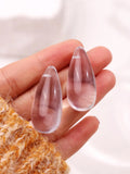 Transparent Teardrop Earrings