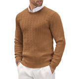 O-Neck Knitted Sweater - Men