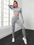 Long Sleeve 2pc Active ware- fitness