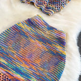 2pc Knitted Crop Top and Bodycon Skirt